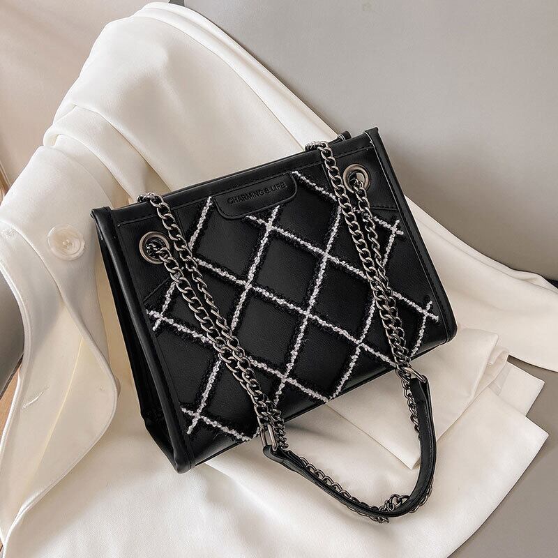 秋冬刺繍糸バッグレディース2020新しいトレンディなワイルドロンバスチェーンバッグネットレッドインテクスチャーワンショルダーメッセンジャーバッグ Tiancai_Wing_Bag82734353886