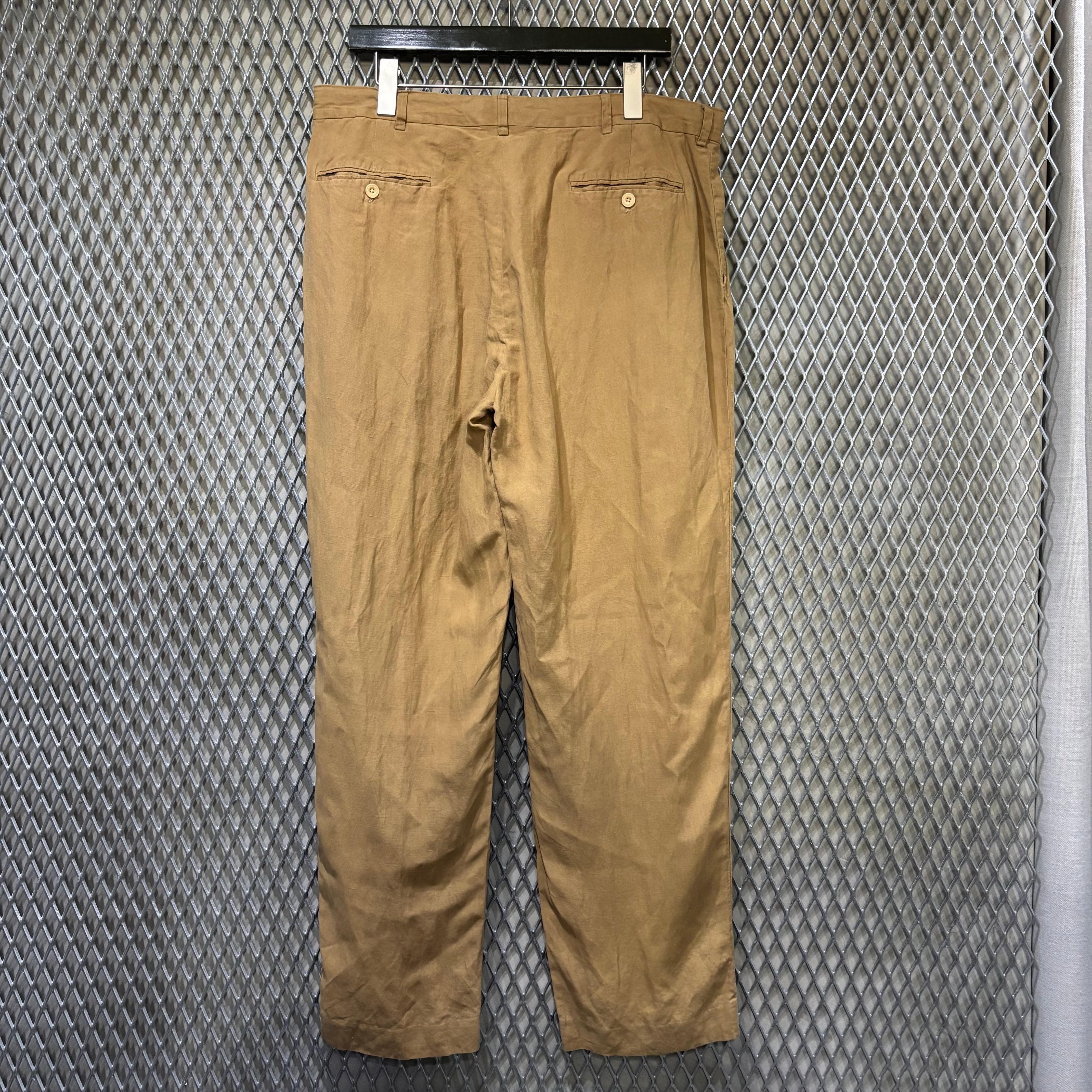 90s【Polo by Ralph Lauren】Linen Slacks | the Holic vintage clothing