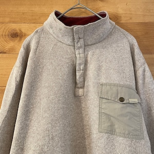 【Woolrich】ハーフボタン スナップ フリース トップス ジャケット アウトドア ウールリッチ アメリカ古着