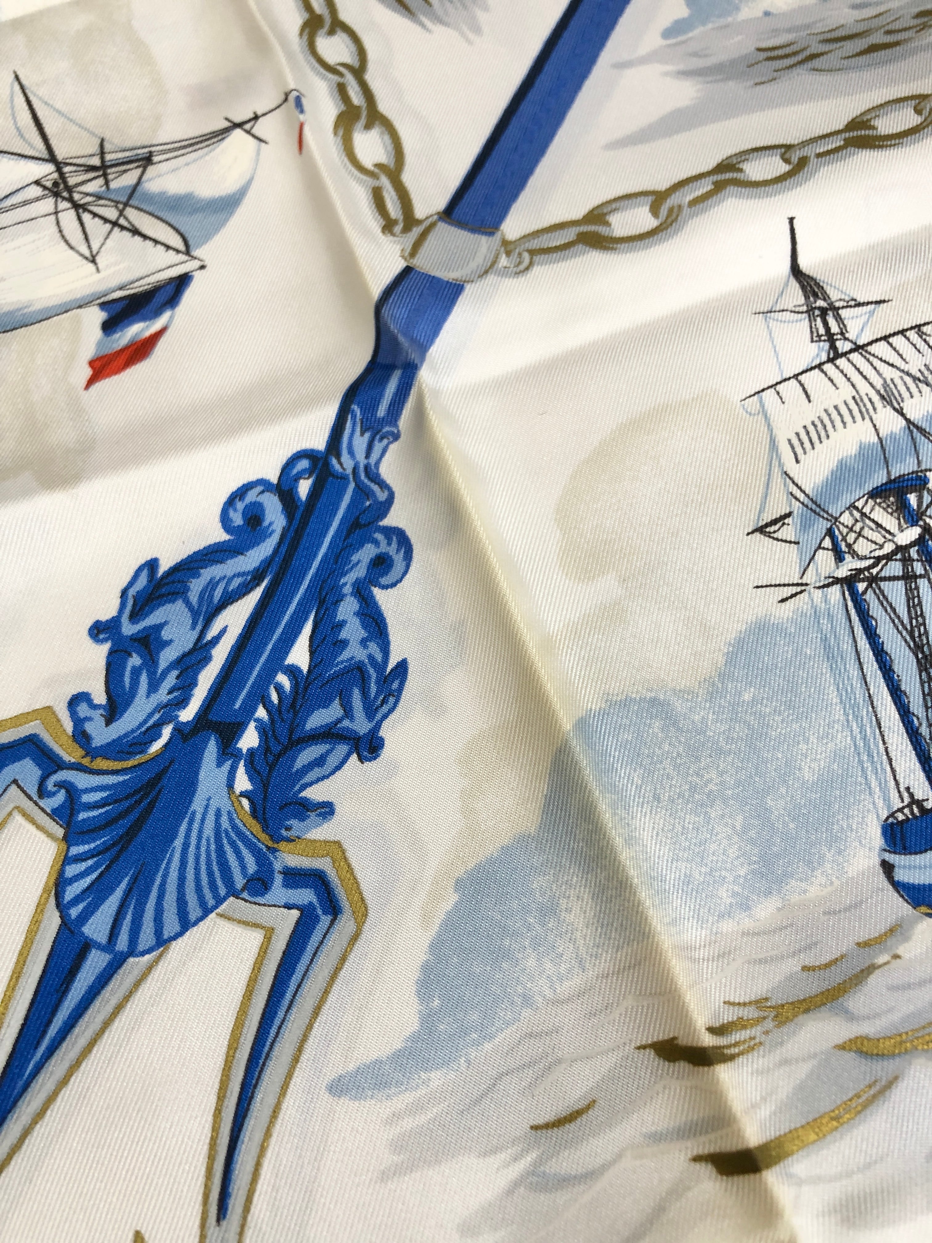 HREMES エルメス カレ90 スカーフ La Marine en Bois 【公式通販】