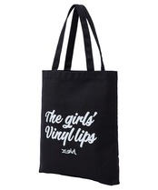 【X-girl】VINYL LIP FACE CANVAS TOTE BAG【エックスガール】