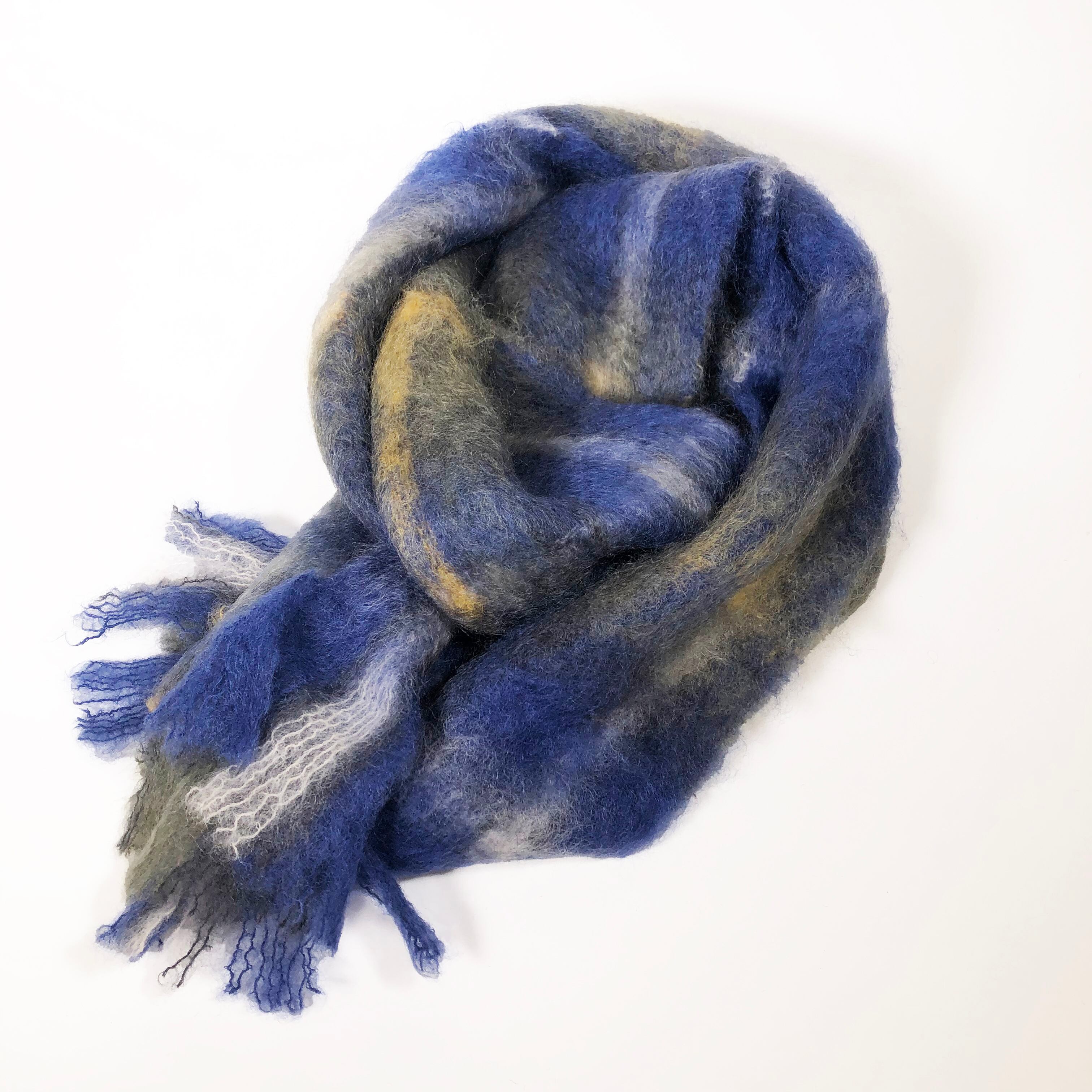 モヘアマフラー Mantas Ezcaray Mohair Tartan MANTAS EZCARAY_ Scarf Mohair Tartan：201 | NEWTCITY