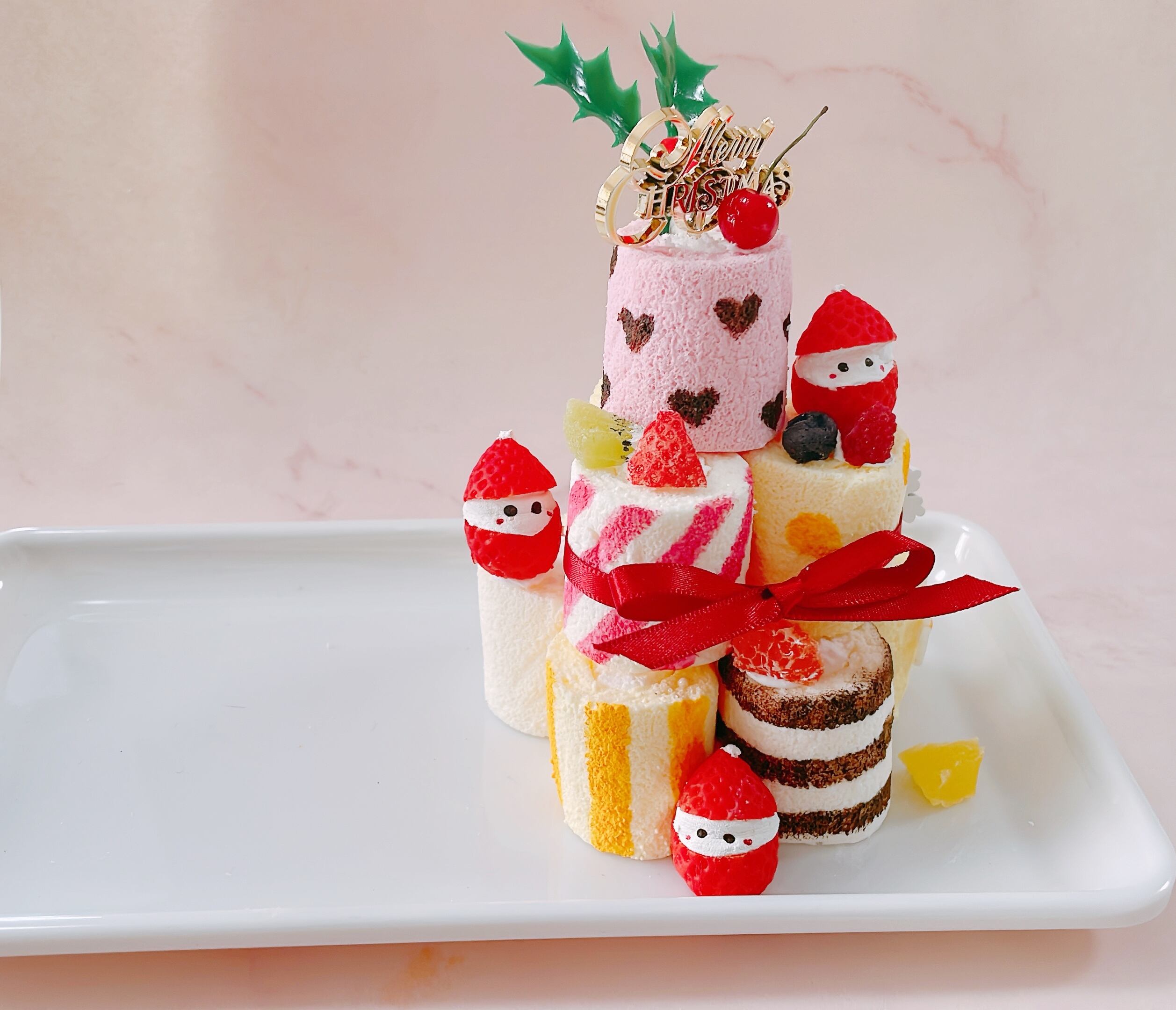 アニマルロールケーキ＊フェイクスイーツ＊食品サンプル 作り方｜粘土
