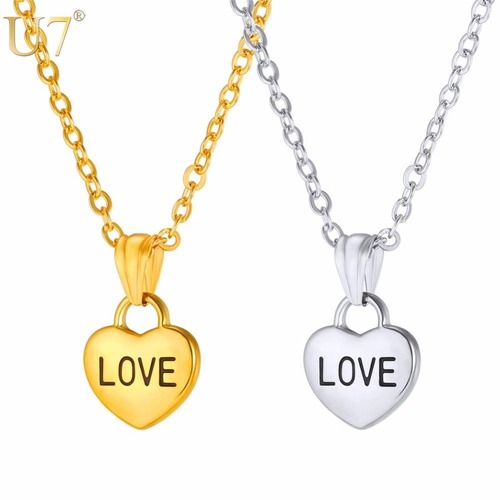 レディース ネックレス LOVE ハート ロマンチック シルバー カラー チェーン 80001135