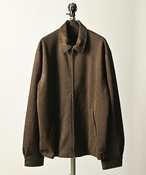 MMMM suede punch swing top blouson (CHA) 23041M22