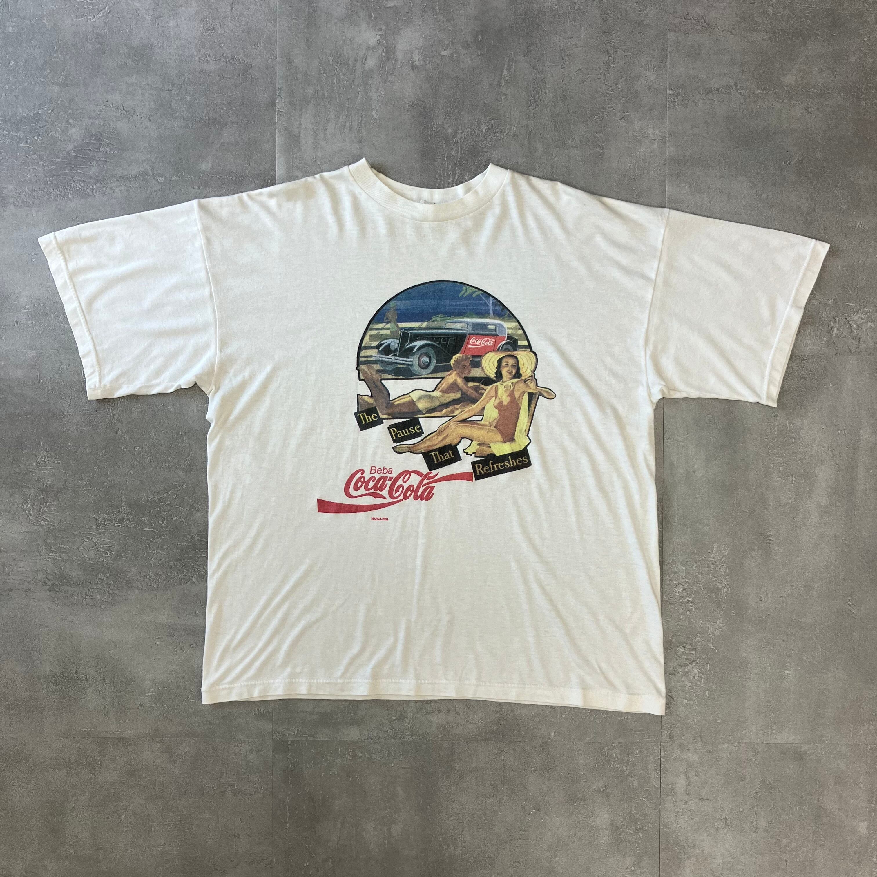Coca-Cola 90s~ プリントTee XL程度 No.2151
