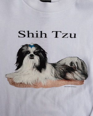 【古着】シーズーの犬種ロンT