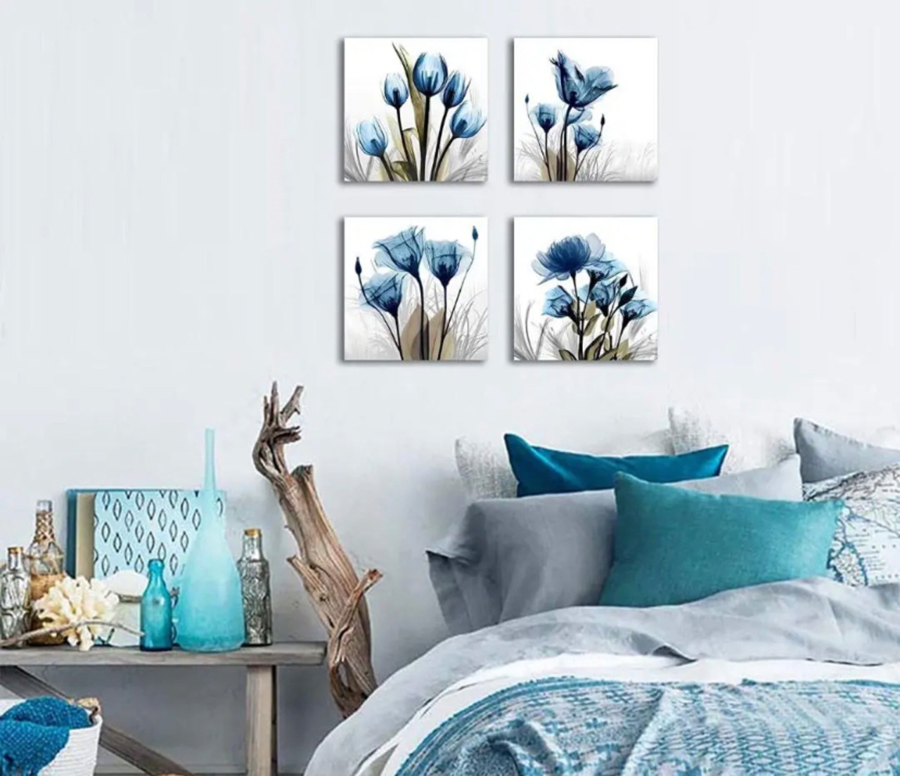 絵画/アートパネル/インテリア/モダン/北欧/おしゃれ　アートパネル 4枚セット