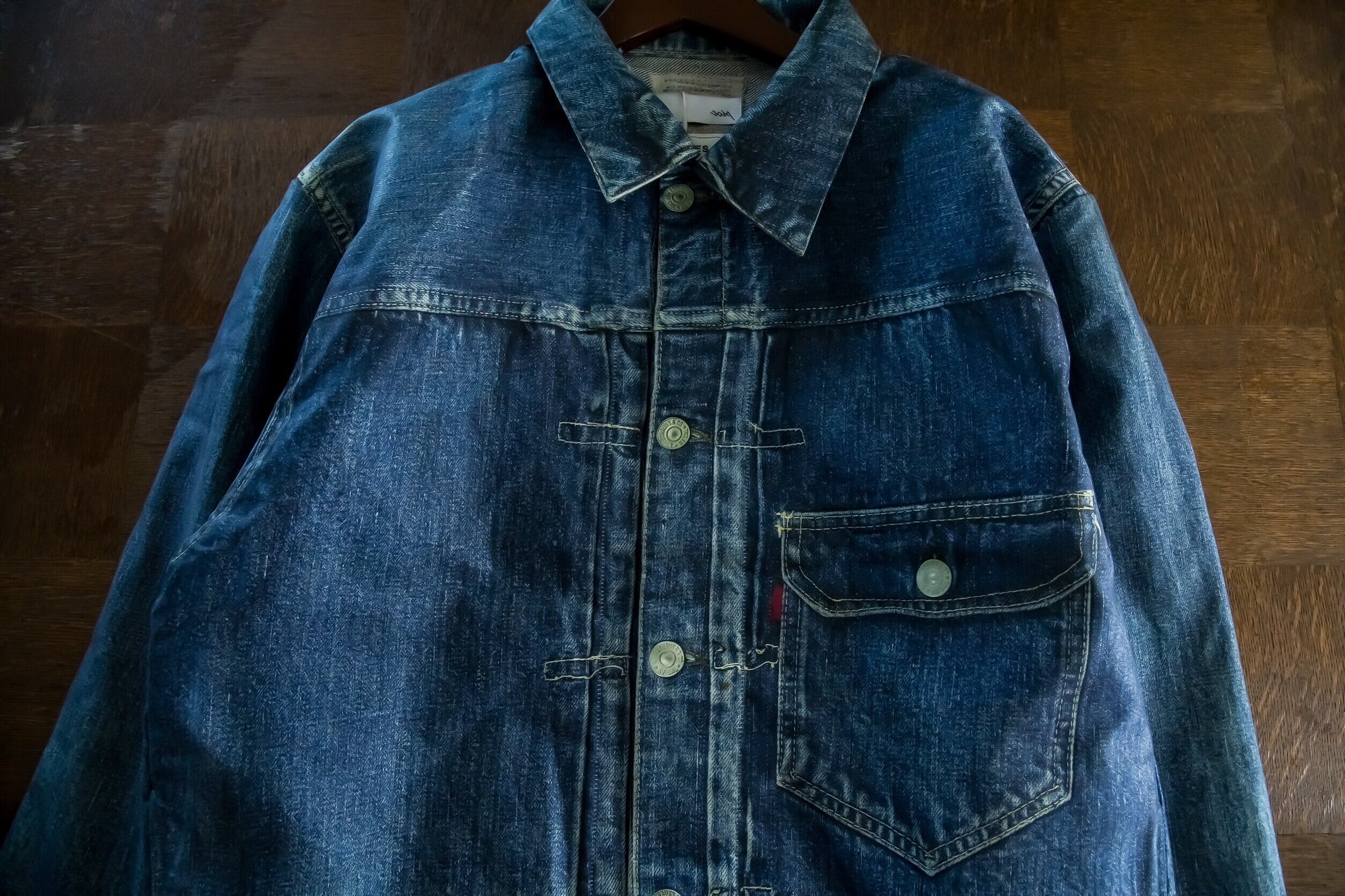 tolq 転写デニムジャケット | NOUVEL des HIOC（ヌベル デ ヒオーク）