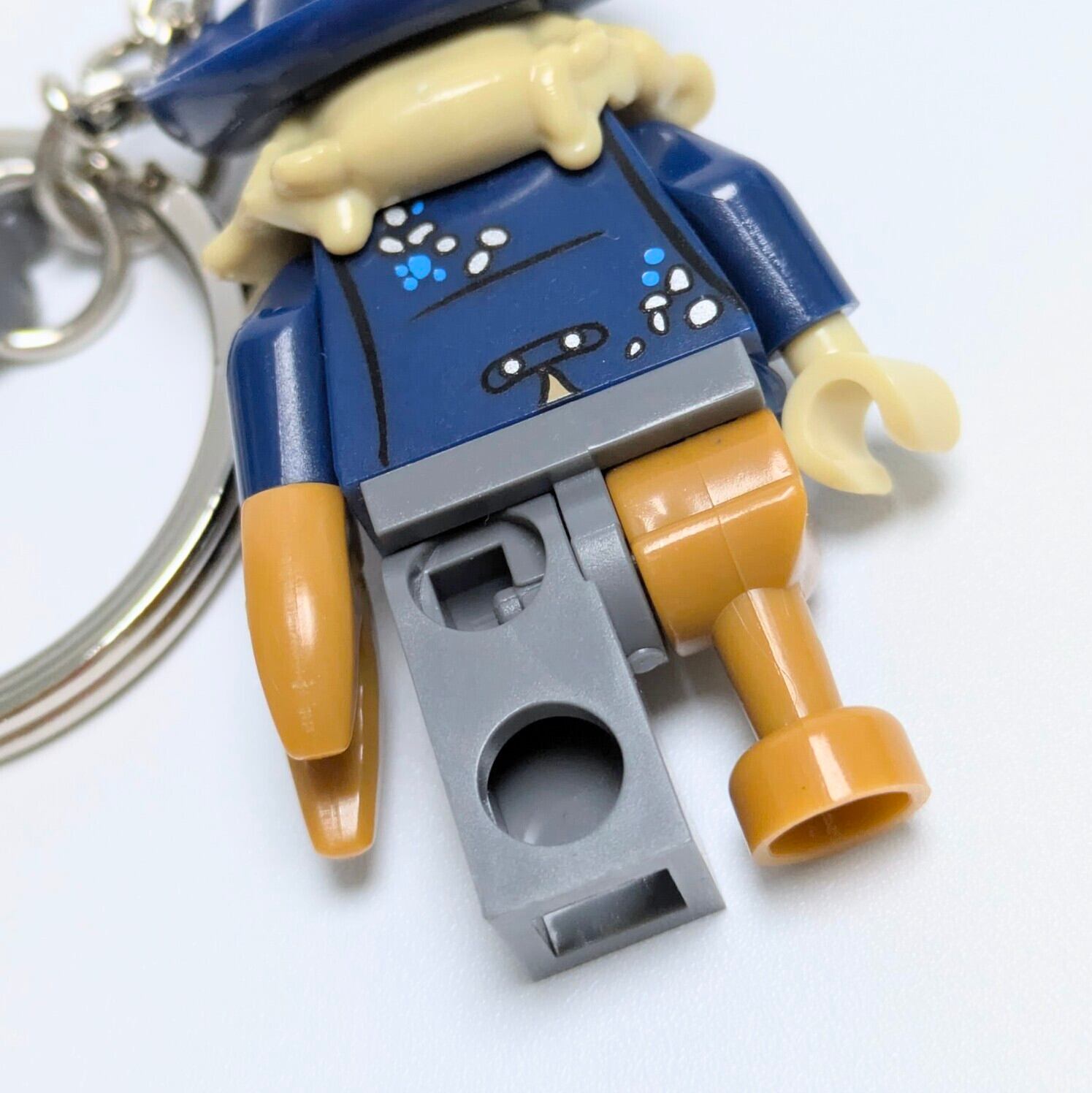 ♧★ブロックフィギュアキーホルダー★【 パイレーツ・オブ・カリビアン / 呪われた海賊たち 】デイヴィ・ジョーンズ / 深海の閻魔 / ジャック・スパロウ 〚アメリカン雑貨 アメトイ〛