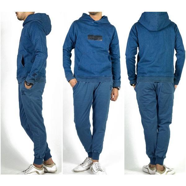 slowGan スローガン パーカー スウェットパンツ デニムパーカー