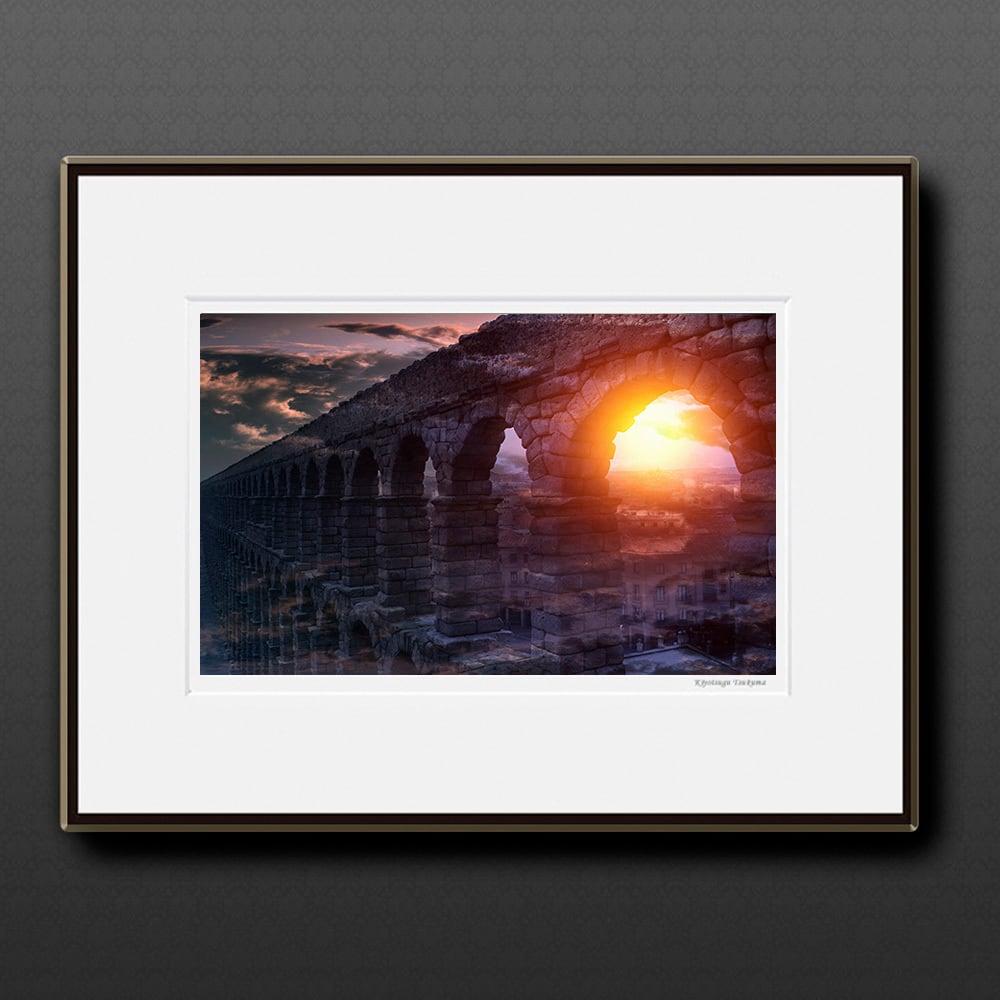 シエスタの夢 #001 Aqueducto Romano ■額縁サイズ(三三)606×455mm