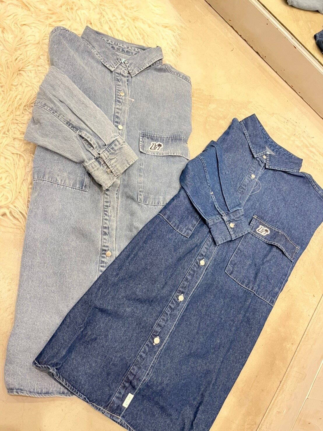 ★anniversaryモデル★ ビッグシルエットデニムシャツジャケット¥5990+tax(¥6589)