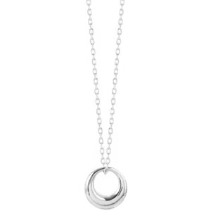 Circle design necklace　000395