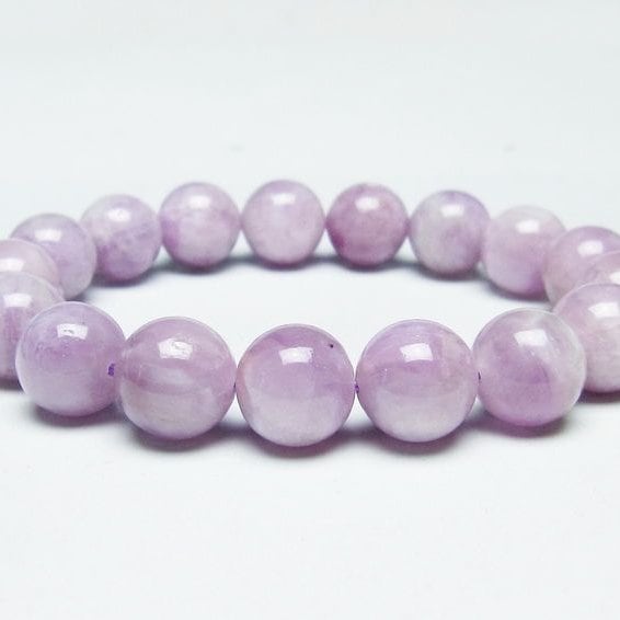 クンツァイト ブレスレット 12mm ミルキークンツァイト ブレス 一点物 メール便可 [M便 1/10] 111-46444