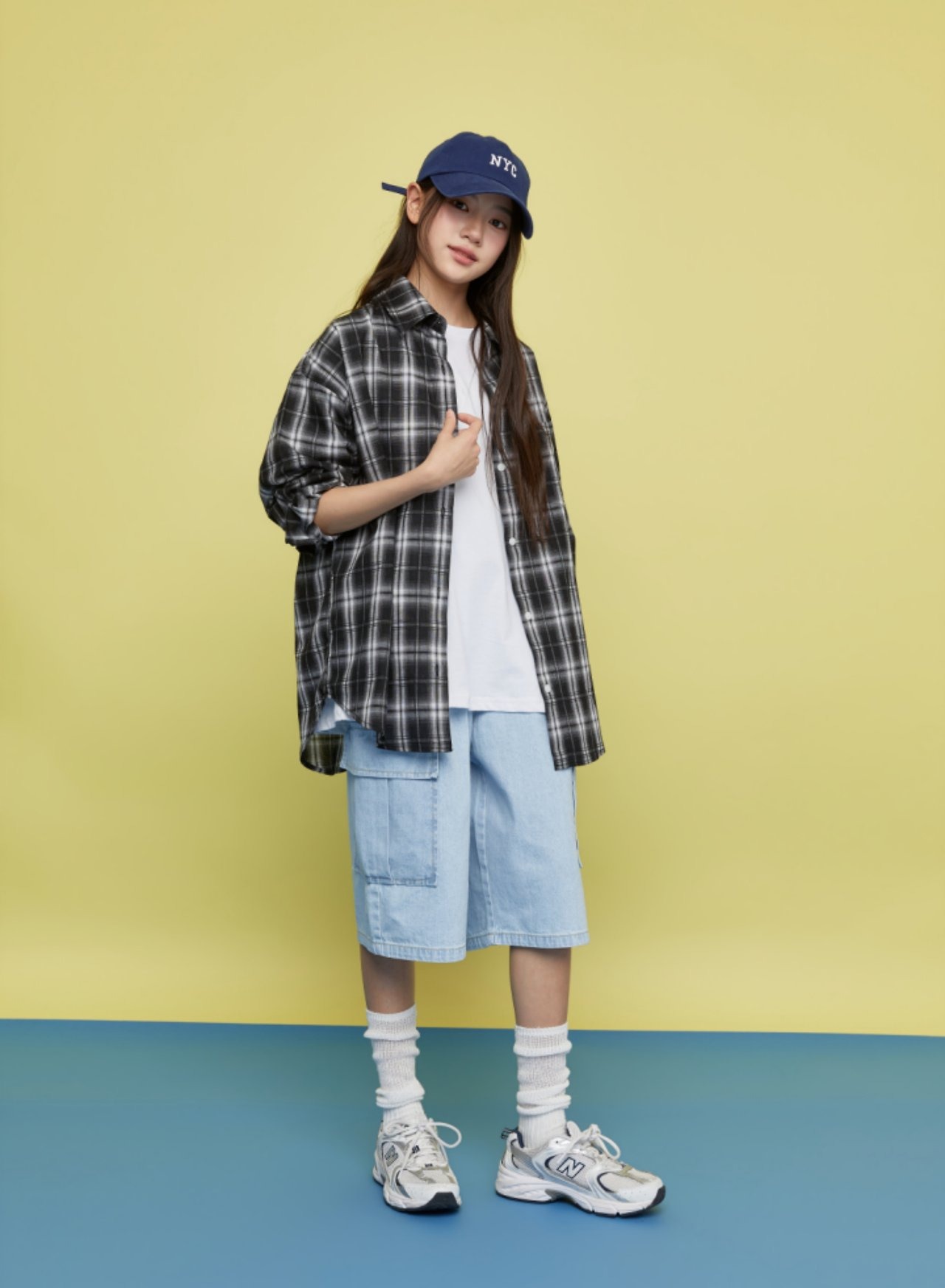 [SEVENTEEN] Cargo Bermuda Denim / [세븐틴] 카고버뮤다데님