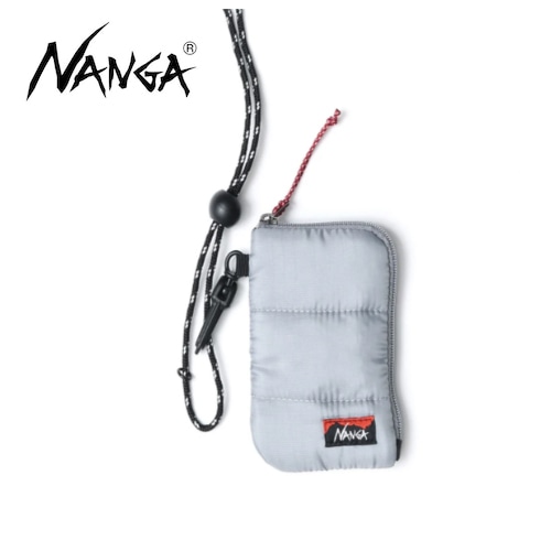 NANGA ナンガ コインケース COIN CASE ミニ財布 小銭入れ カードケース ショルダー ネックウォレット ミニウォレット メンズ レディース アウトドア グレー