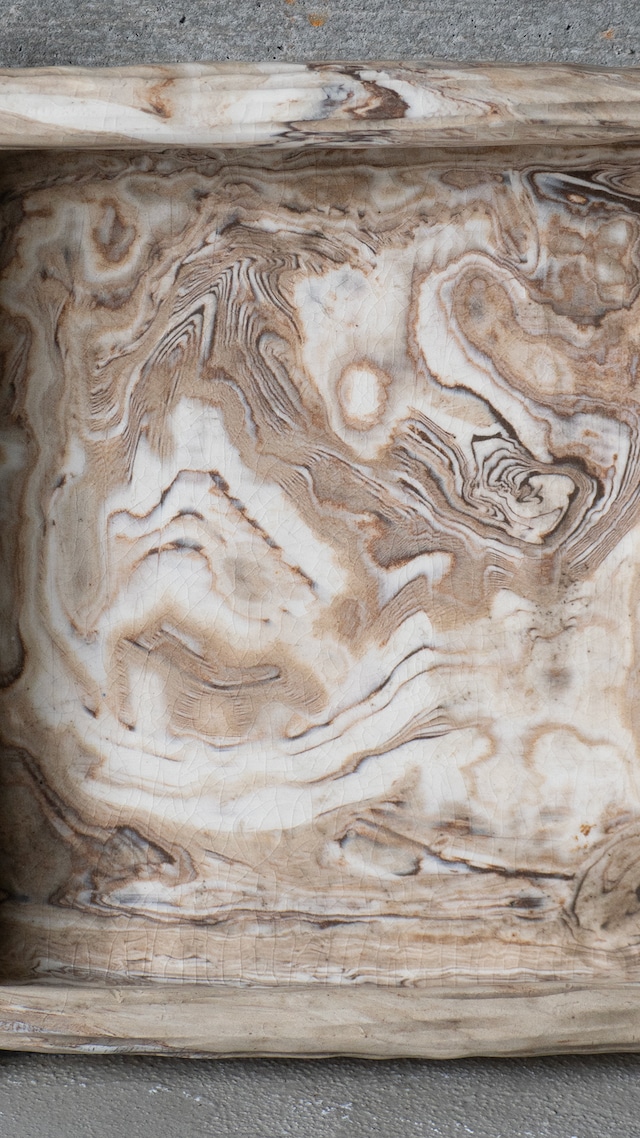 unknown used Marble-patterned pottery