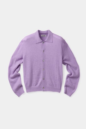 [COOR] Hairy Alpaca Blend Collar Cardigan (Light Purple) 正規品 韓国ブランド 韓国通販 韓国代行 韓国ファッション クール クーア クアー COOR 日本 店舗