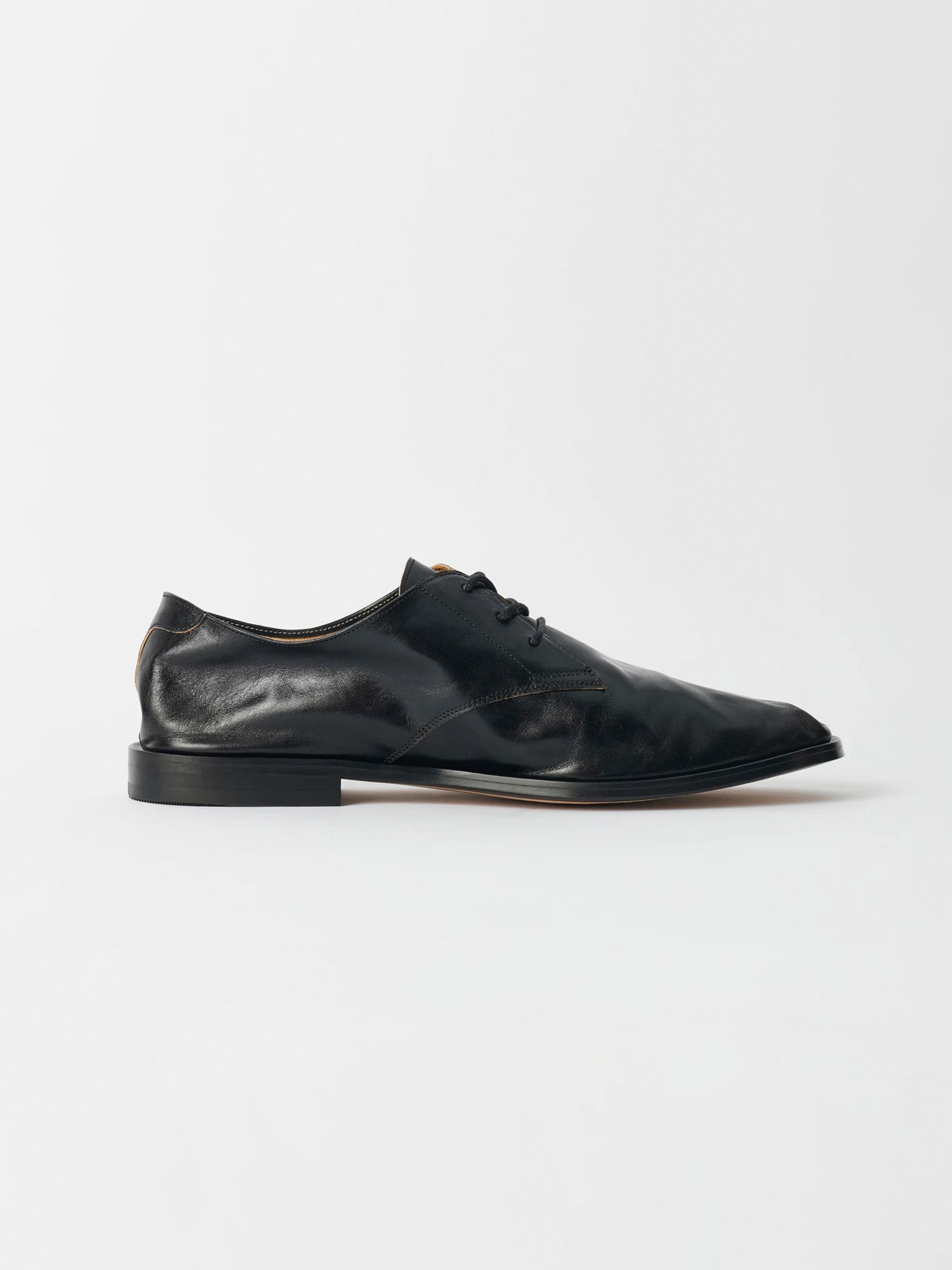 OUR LEGACY COLLAPSING CONSULTANT True Dye Black Leather A2257CCT