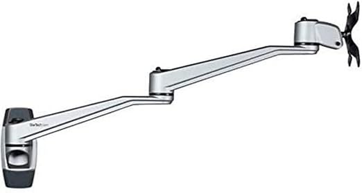 StarTech.com 壁掛けモニターアーム 水平可動式3関節アーム 奥から手前