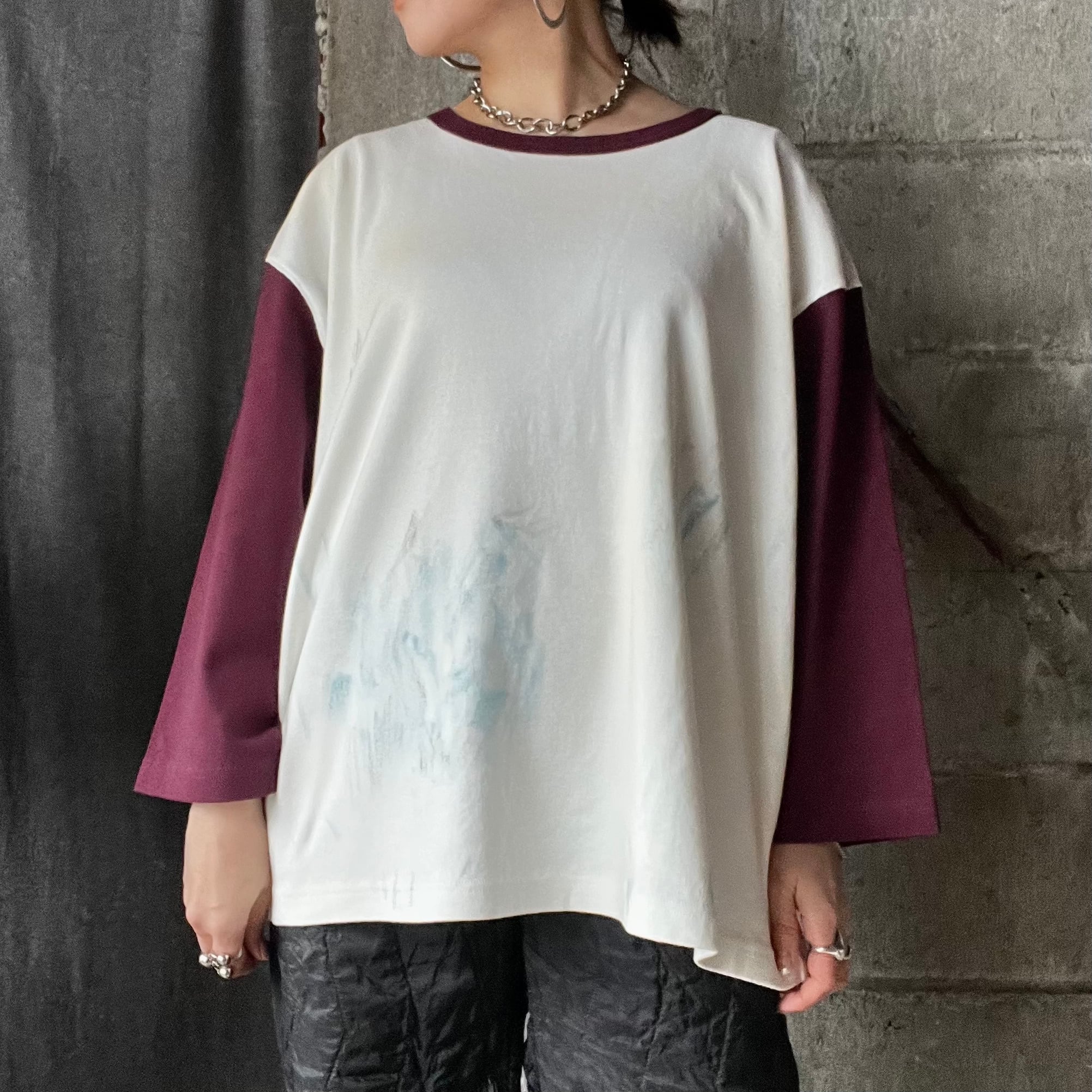 HOLIDAY】 SUPER RIB PADDED SHOULDER CREW-NECK L/S TOPS（TULIP） | olaf
