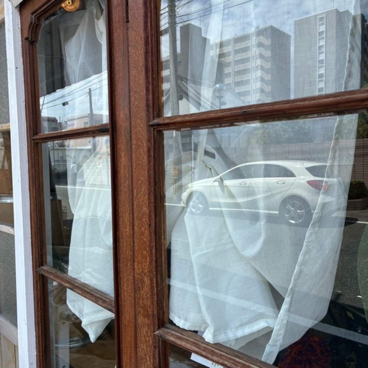 TOPANGA Homefurnishing India Cotton Voil Ribbon curtain　インド　コットンボイルリボンカーテン　110×200cm　ホワイト　白　綿　ナチュラル　レースカーテン　ドレープカーテン　薄手　キッチン　カフェカーテン　バルーンカーテン　カーテンポール　暖簾