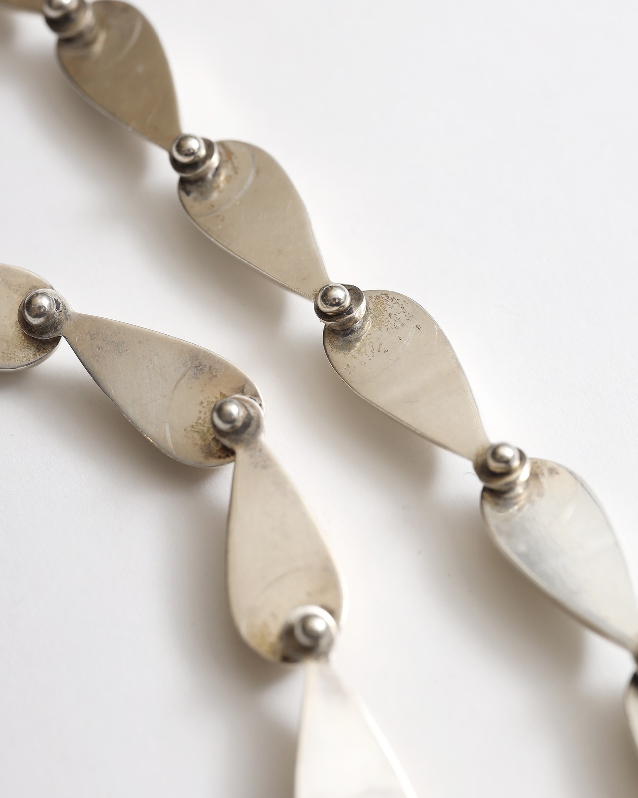 1980-90's Mexican Silver / Linking Necklace