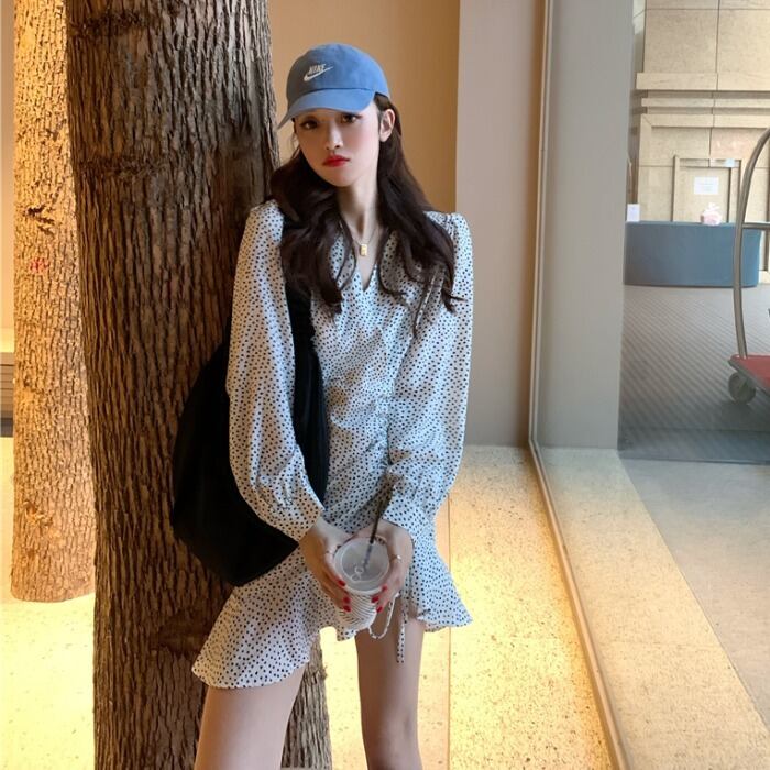 スタンダードフローラルドレス スカート スプリングショートAライン ロング レトロ 春物 花柄 モンロー83179417149