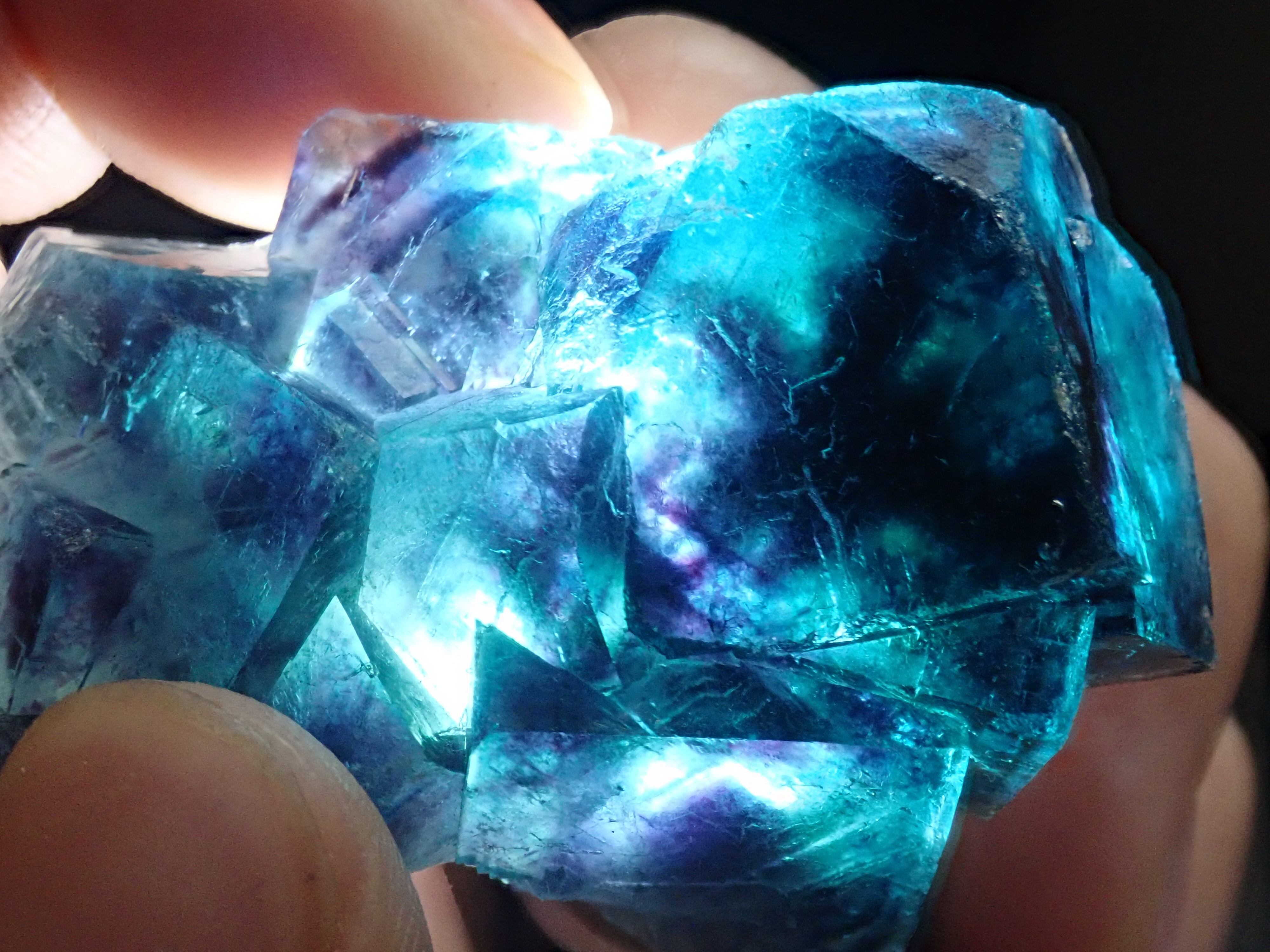 バタフライポケット】フローライト オコルス鉱山 蛍石 原石 標本 | 石