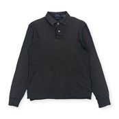 POLO RALPH LAUREN ラルフローレン CUSTOM SLIM FIT 長袖 ポロシャツ XS/グレー メンズ