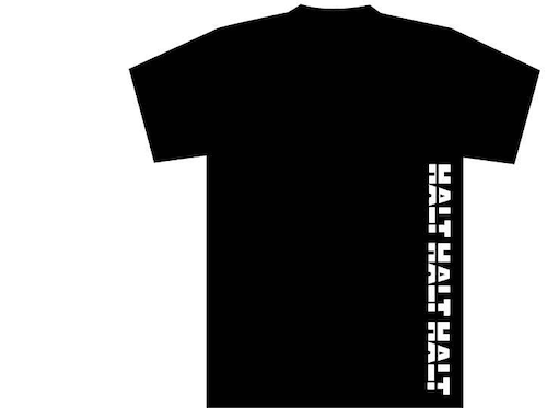 Tシャツ / MonogramTee BLACK × WHITE LOGO /  綿100%
