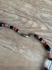 vintage contrast design necklace-5139-7