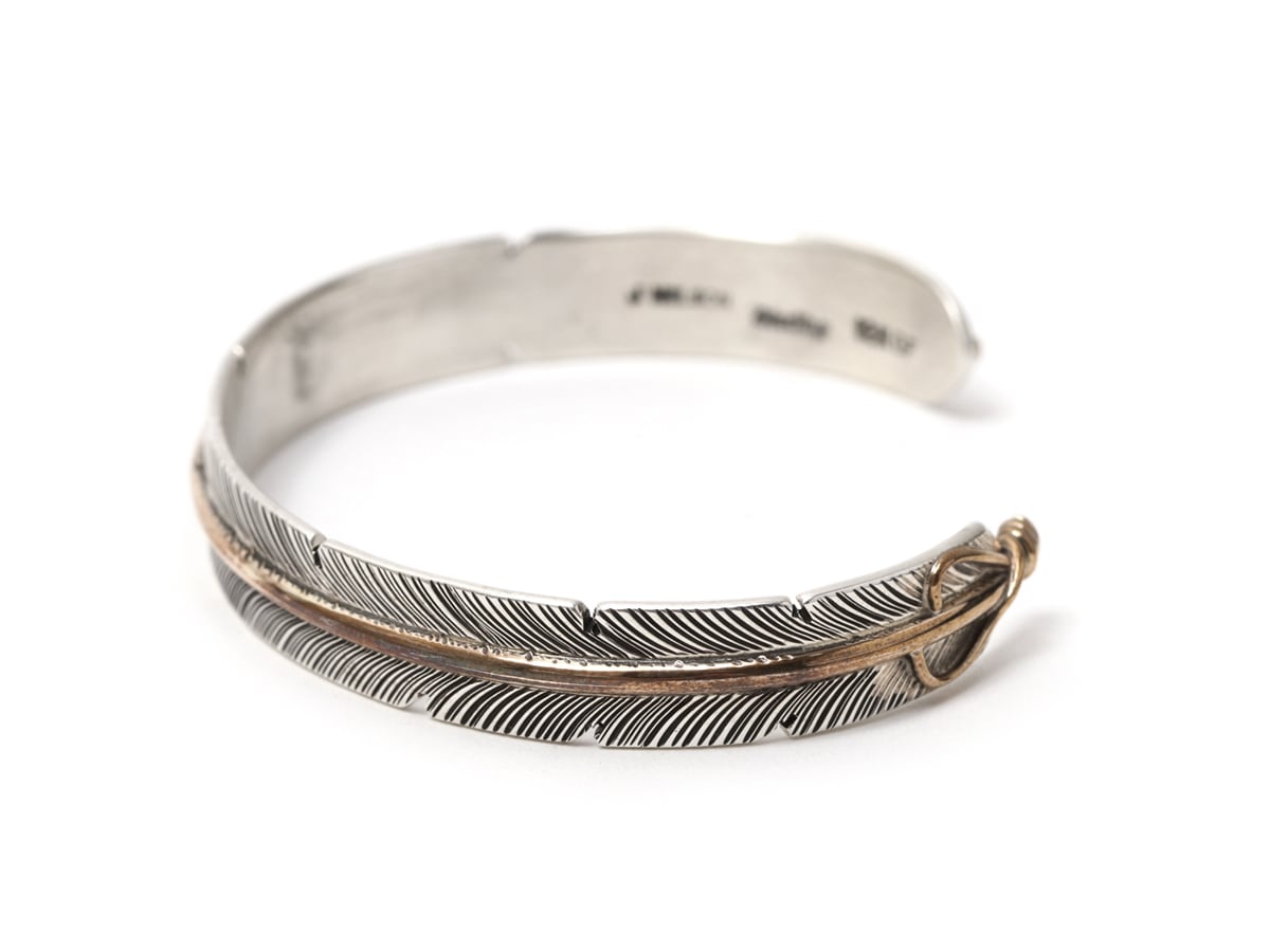 John Nelson ジョン ネルソン Feather Bangle フェザーバングル ナバホ