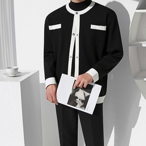 ノーカラーパイピングスウェット　MT0080402