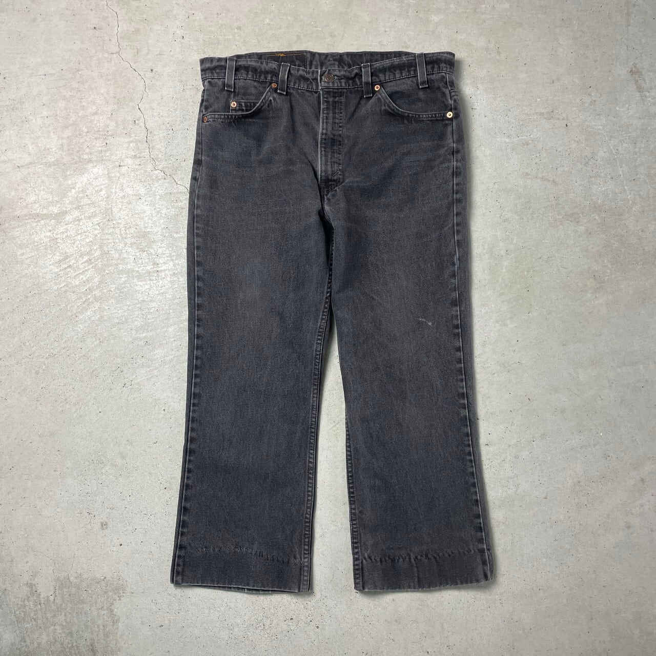 90年代 USA製  Levi's リーバイス 517 ブラックデニムパンツ フレアデニムパンツ  メンズW3690年代USA製Levi