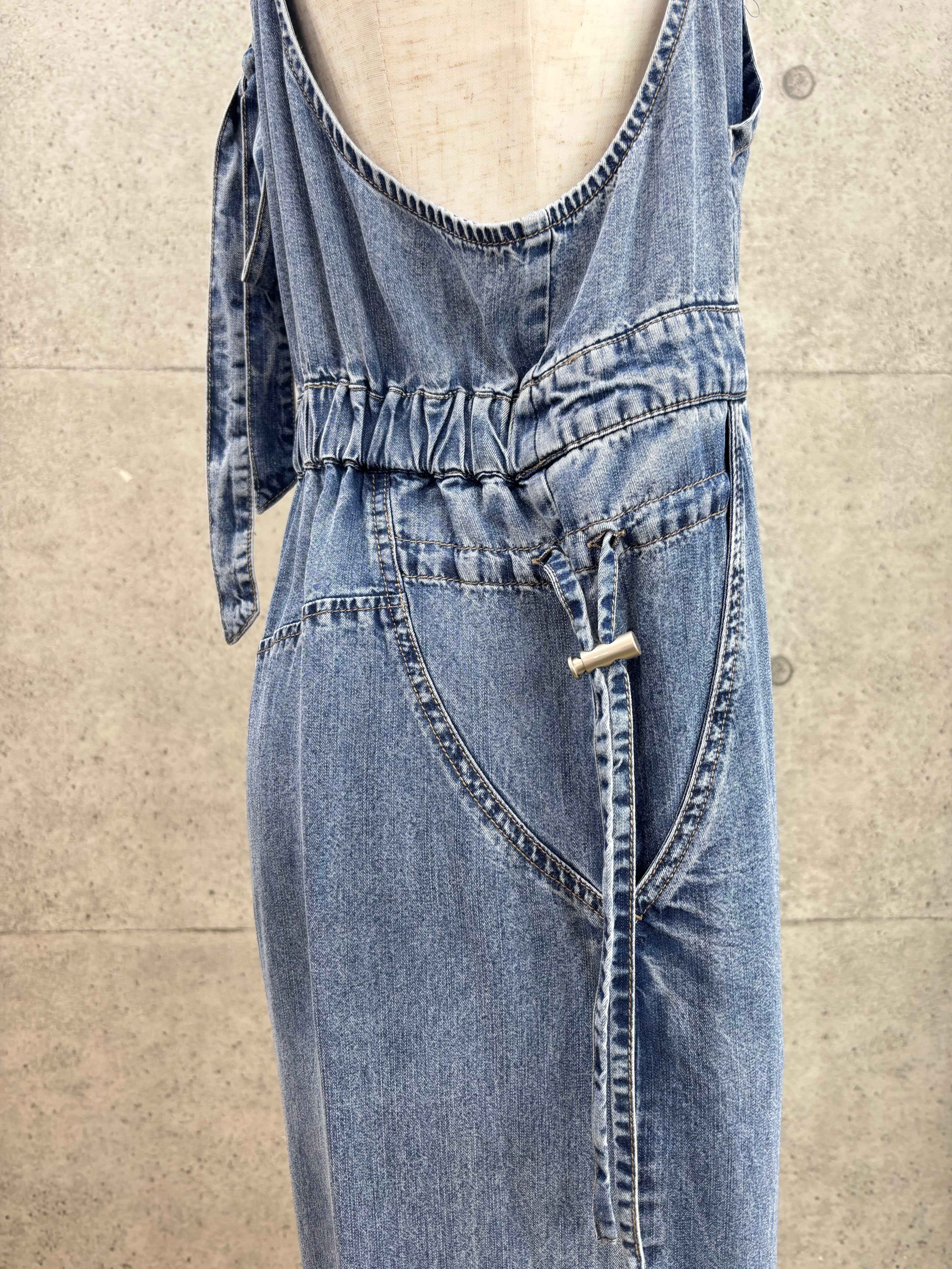 新品 cygne シーニュ　デニムサロペット　0 送料無料】CYNICAL(シニカル) テンセルデニムサロペット デニム 大人