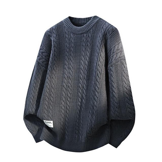 ☼これ一枚で、信頼感のあるスタイルを!【WSシリーズ】★セーター★ ユニセックス 6color ニットトップス 大きいサイズ ハイネック 赤 黒 灰 白