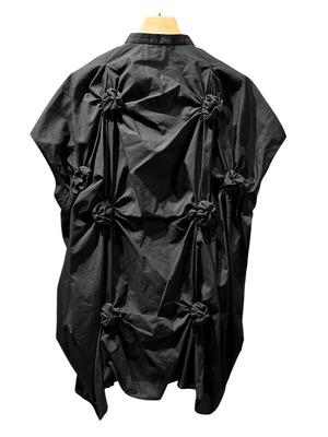 【25SS】ENFOLD エンフォルド / CIRCLE SHIRRING SHIRT / シャツ