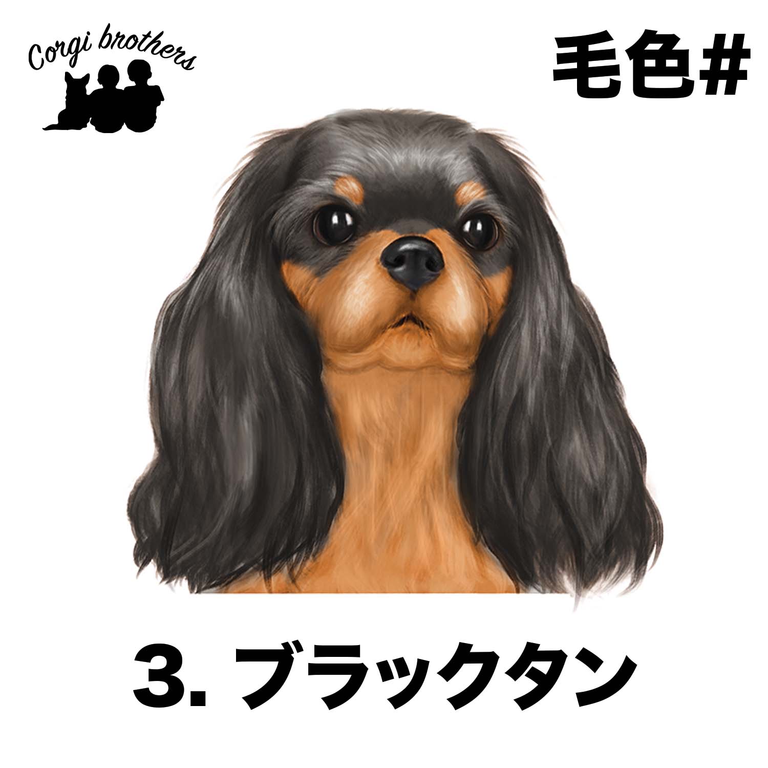 キャバリア 水彩画風 毛色4色 】 キャニスター お家用 プレゼント 犬
