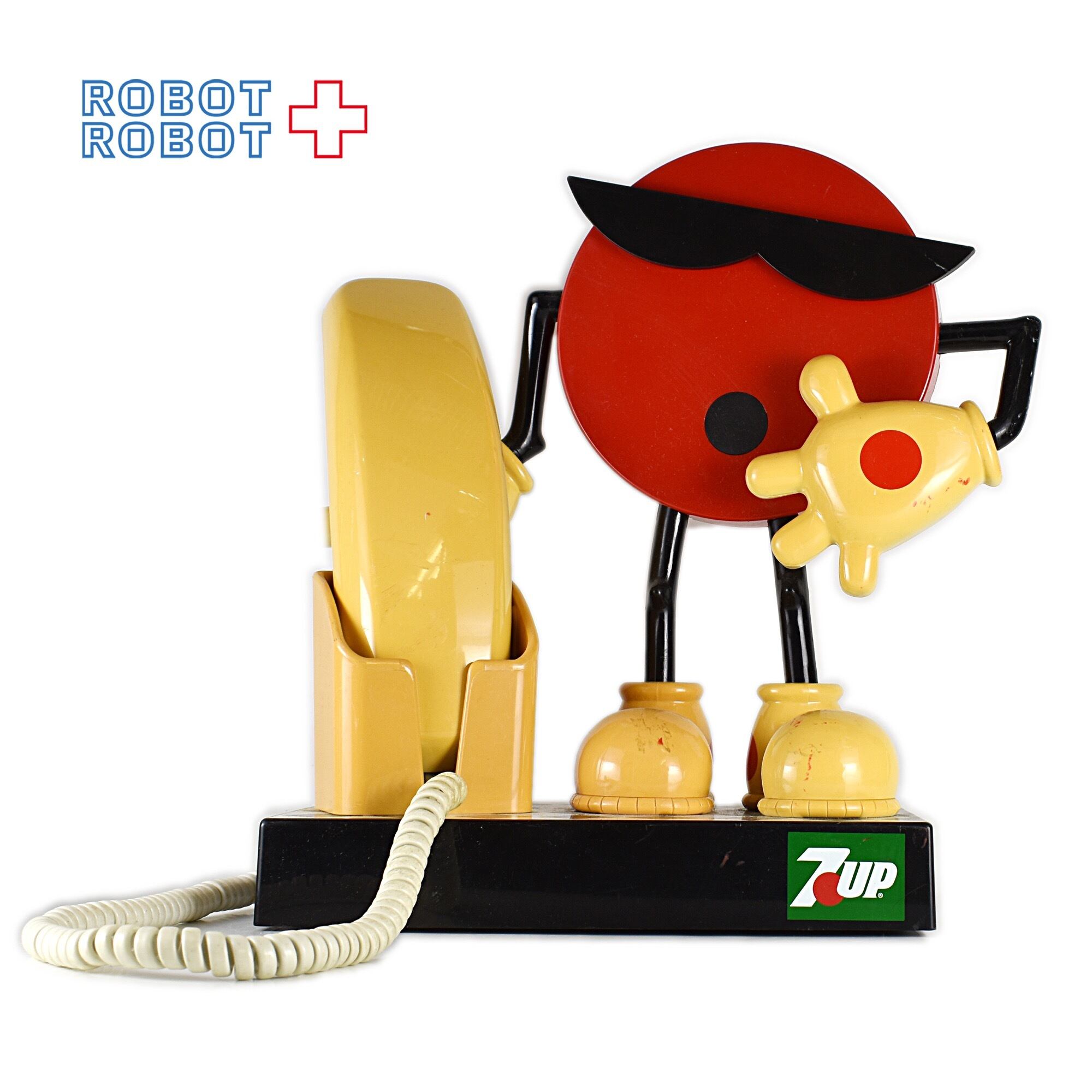 90's 7UP SPOT セブンアップ　電話　ヴィンテージ 7up セブンアップ キャラクター電話機 スポット 企業物 | ROBOTROBOT