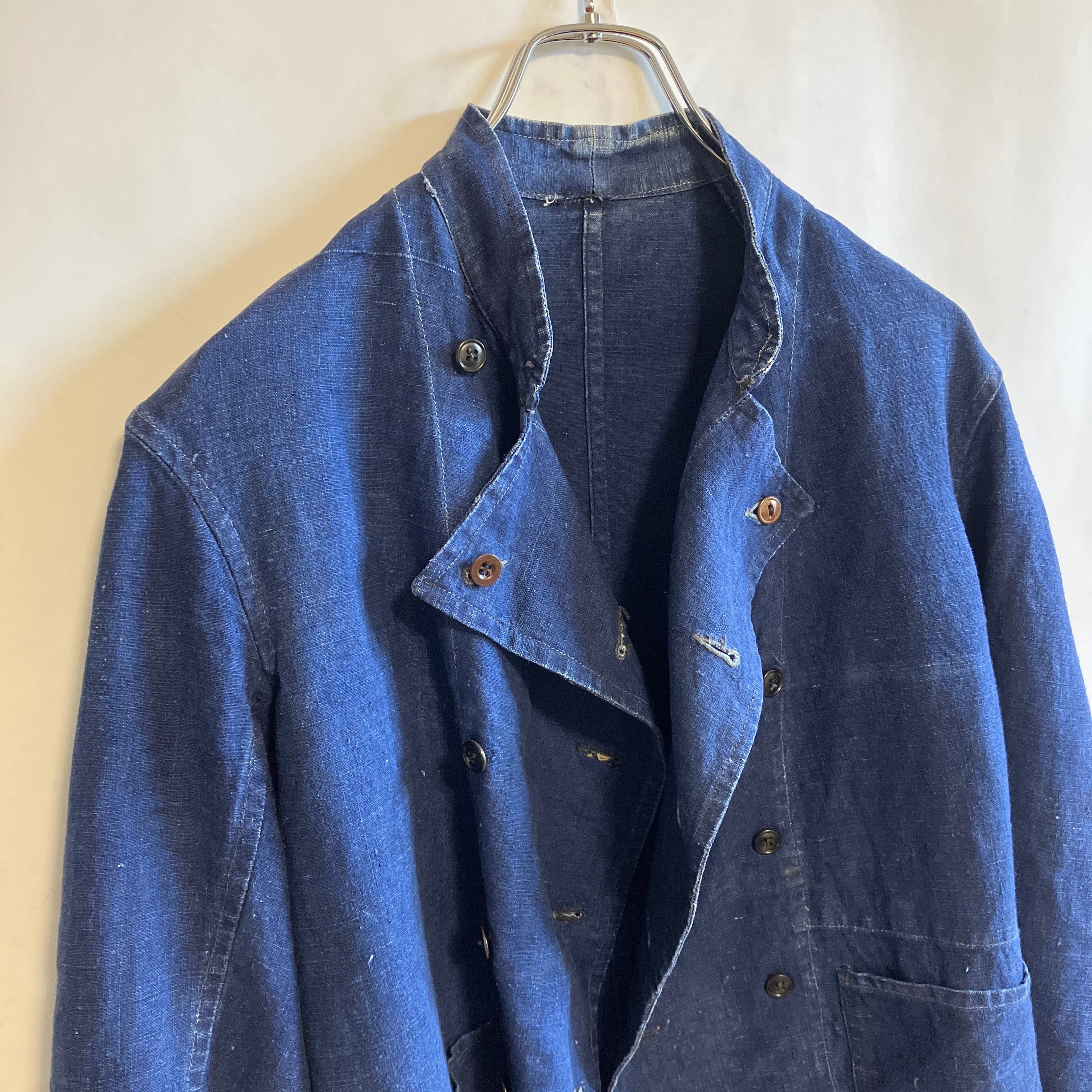 40's FREANCH INDIGO DOBBLE BREST JACKET確認させて頂きます