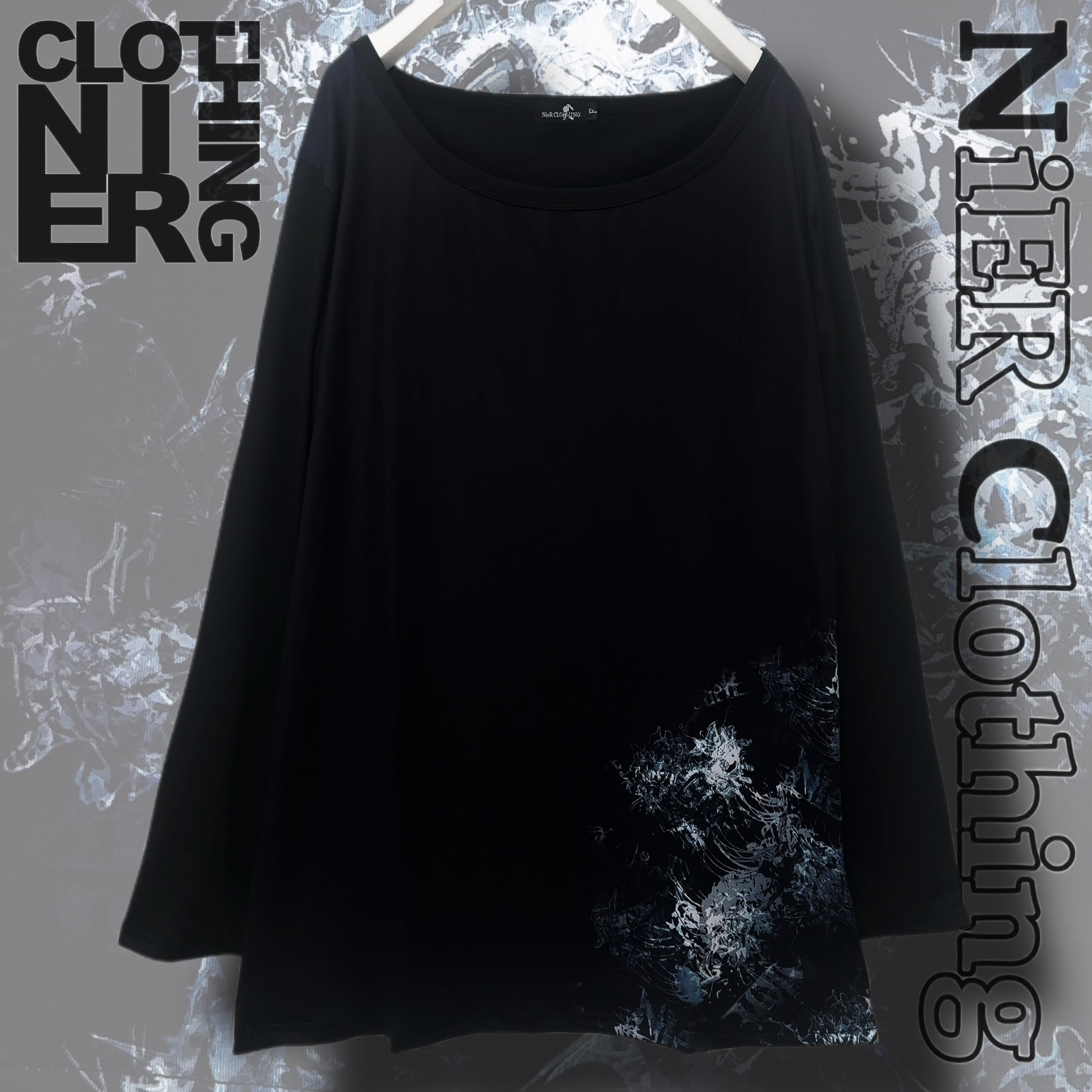 WIDE NECK LONG CUTSEW【彼岸花】 | NIER CLOTHING powered by BASE