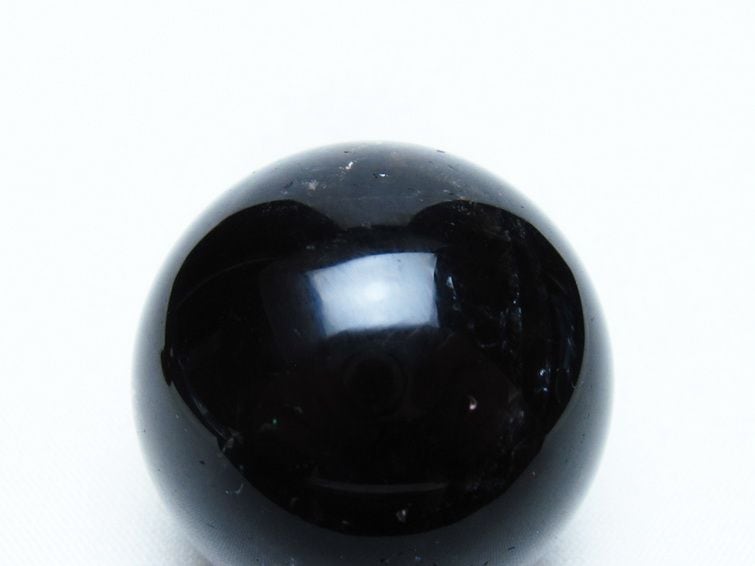 黒水晶 丸玉 34mm モリオン スフィア 置物 一点物 141-8236 | 天然石