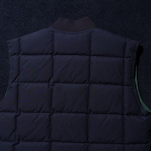 M リバーシブル ネイビー グリーン Eddie Bauer Downlight Vest エディーバウアー グース ダウンライトベスト