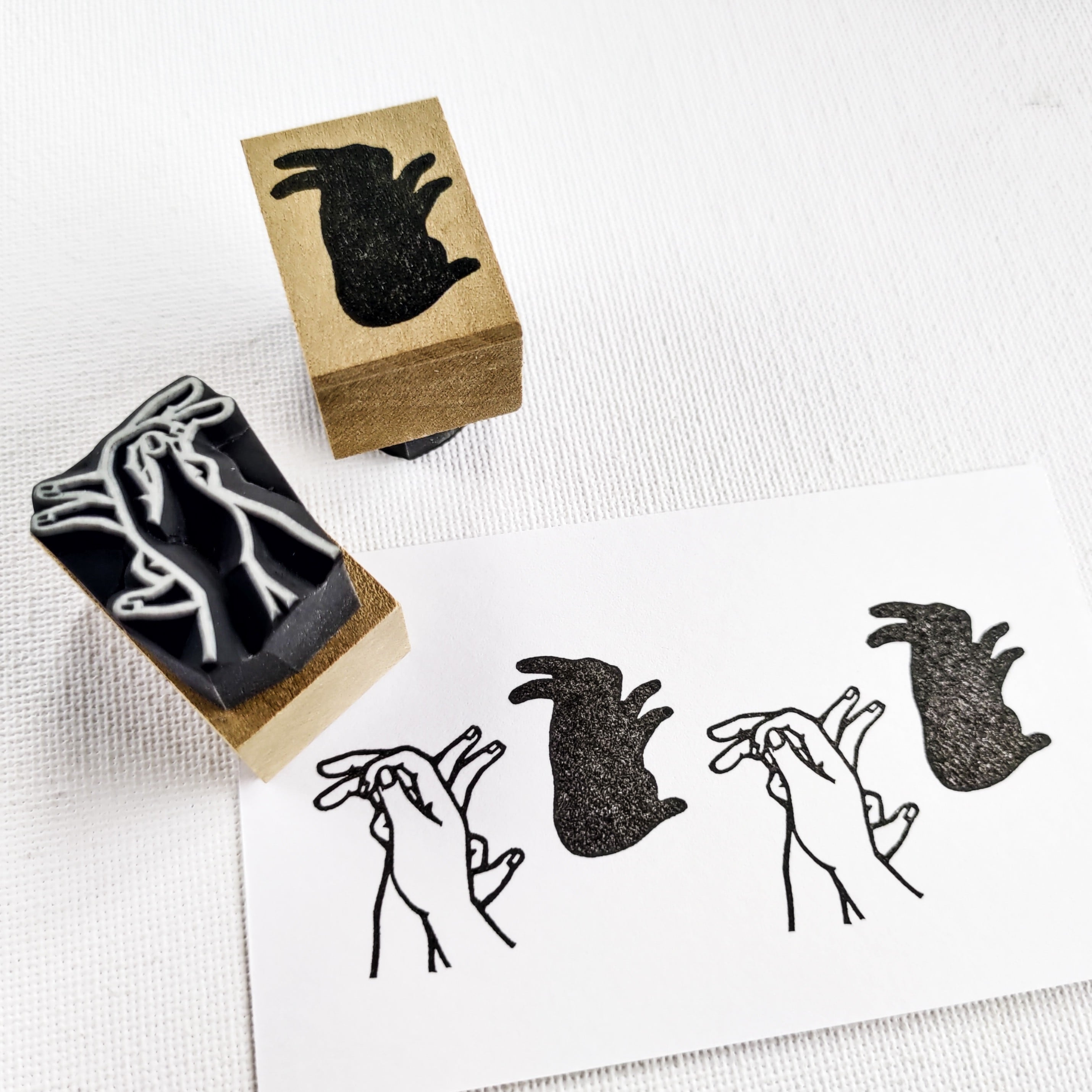 影絵なウサギさんセットS | 黒猫堂