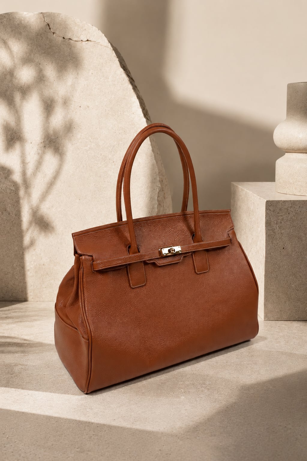 A-croire Grand Italian Leather Totebag | EUROKENVY®︎