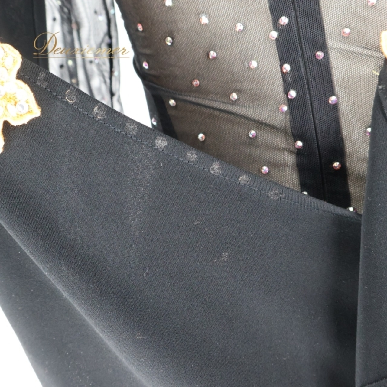 社交ダンス 衣装 タカダンス TAKADANCE ラテン ドレス ワンピース 黒 ゴールド 金 オレンジ 日本製 デモ 競技 パーティ 発表会 ブラック系 ゴールド系 スタイリッシュ デザイン 大人用 舞台衣装 ダンスウェア おしゃれ フォーマル 競技用 ダンスパーティー レディース