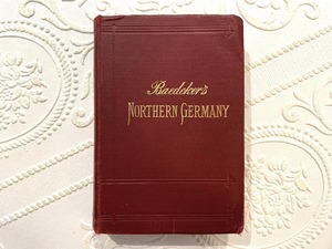 【CV556】Baedeker's Northern Germany  / display book
