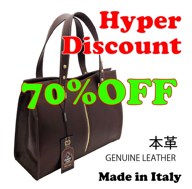 Italian leather ハンドバッグ